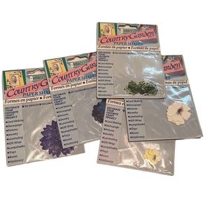 Country Garden Paper Shapes Flowers